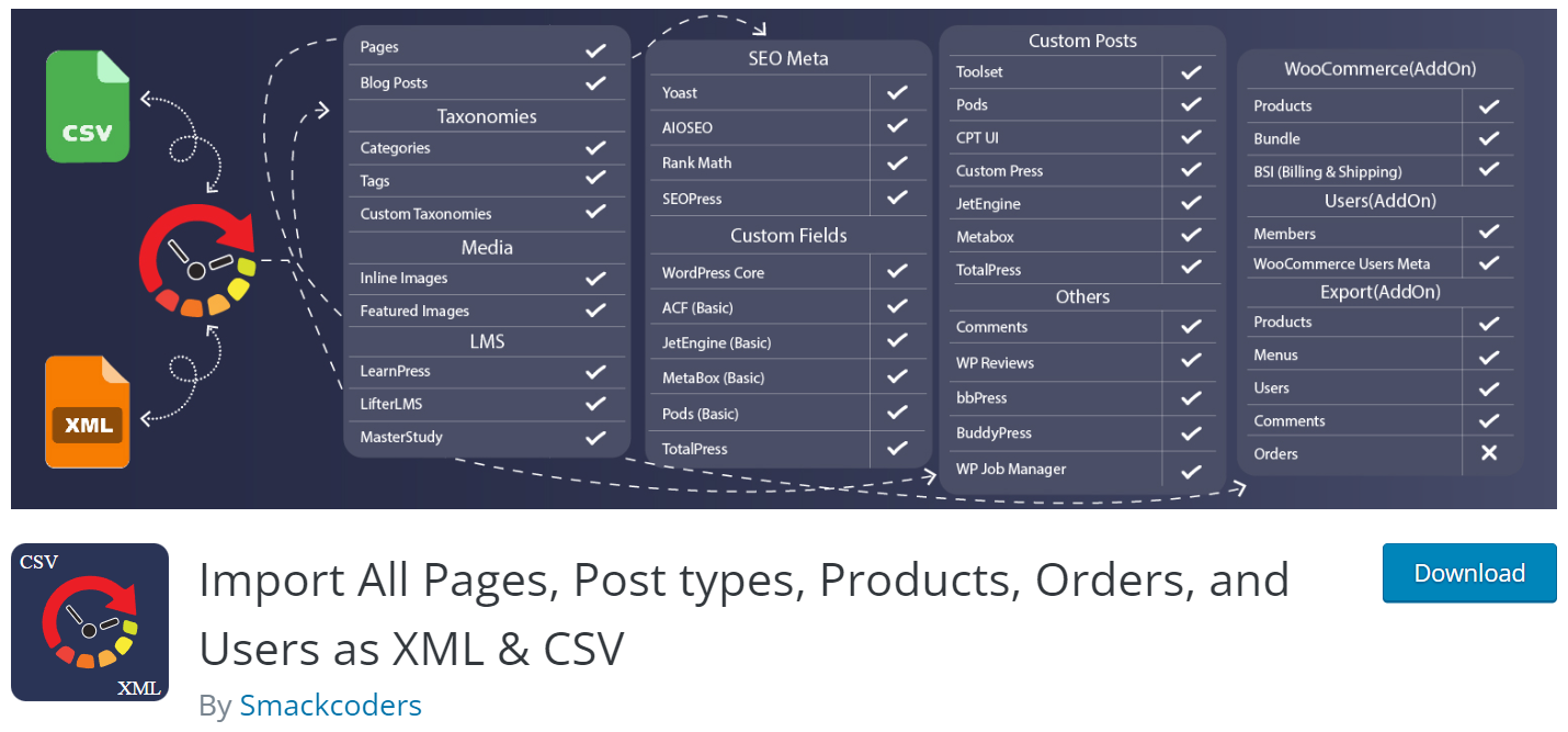 Import XML WordPress - Ultimate CSV Importer