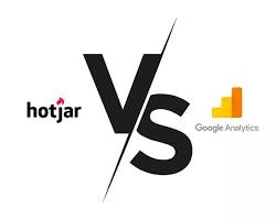 Image of Google Analytics and Hotjar logos