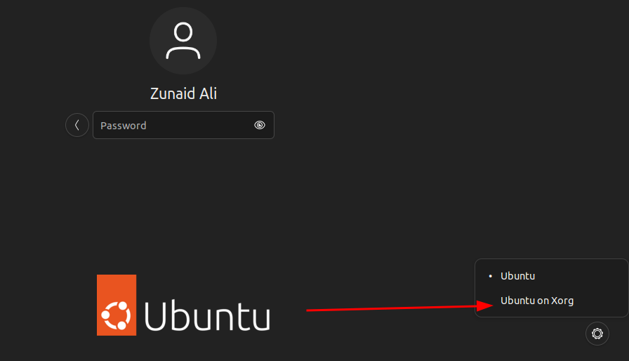 Switching o Xorg on Ubuntu