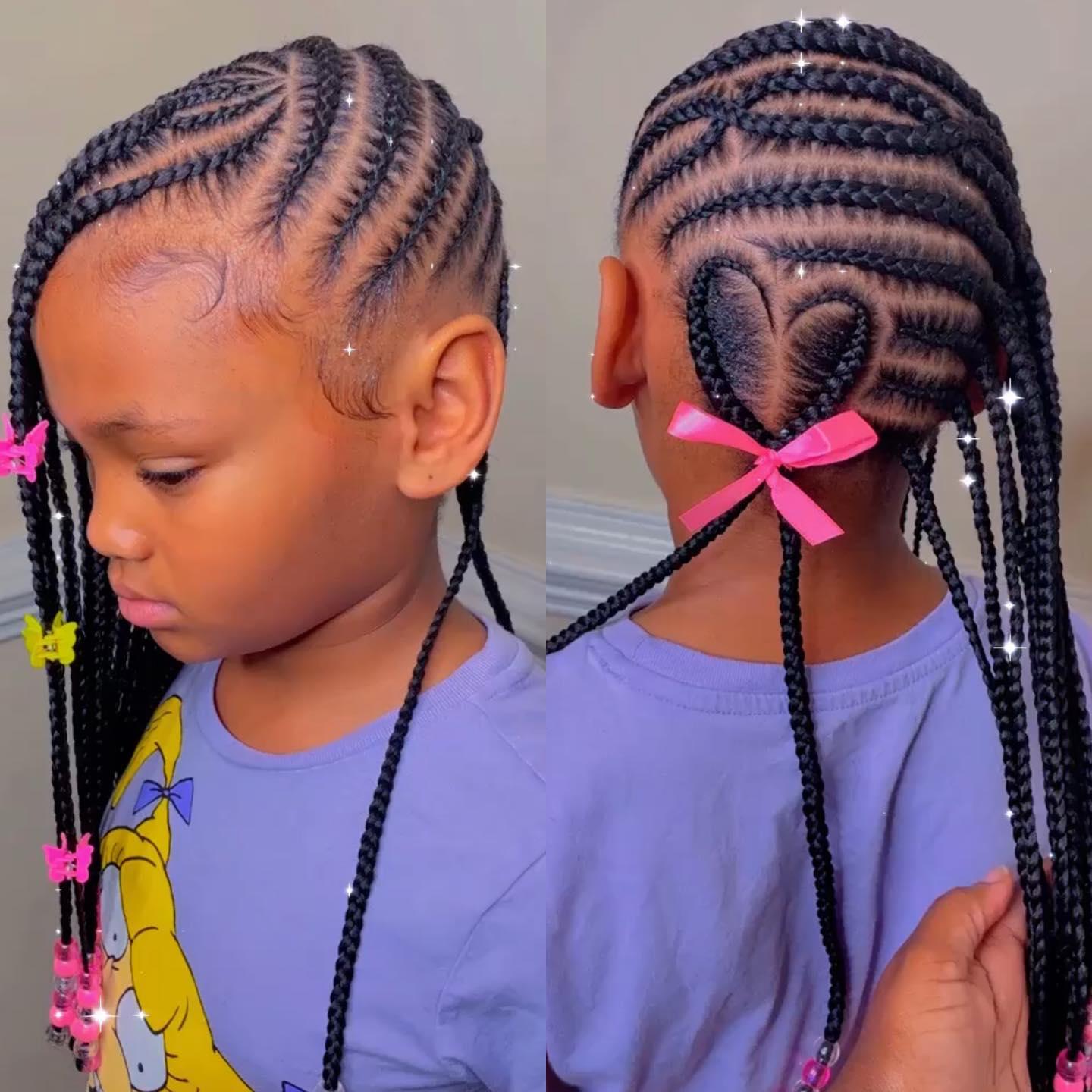 Lemonade Braids With Heart: Stylish and Sweet Hairstyle Ideas