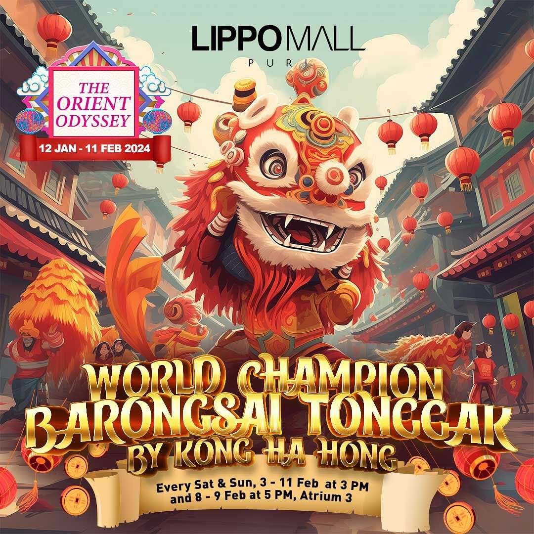 festival Barongsai 2024 Lippo Mall Puri