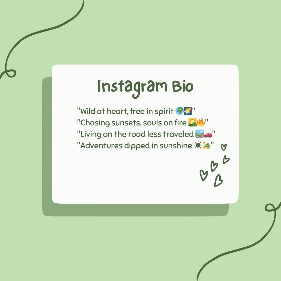 Aesthetic Instagram Bio Ideas - Adventurous Souls