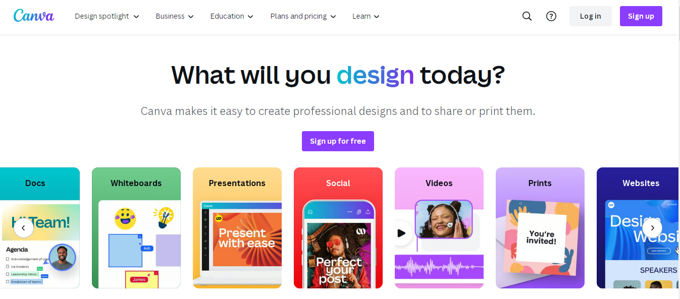 Canva design platform