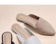 Image of pointed flats in neutral tones