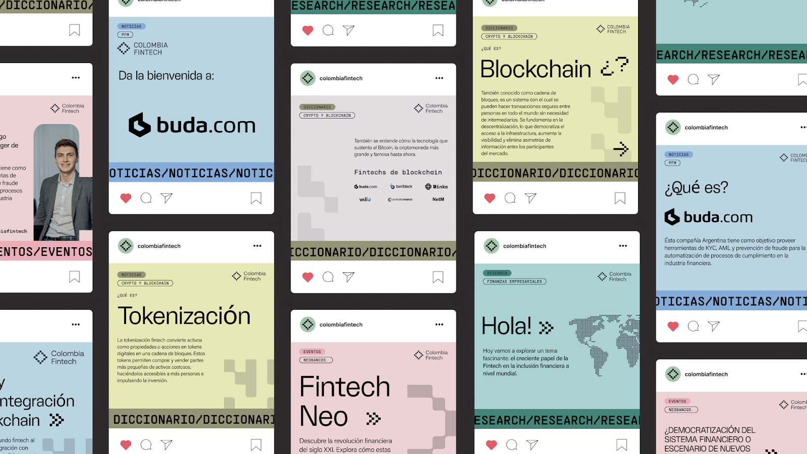 Artifact from the Transforming Fintech: Colombia's Branding Evolution article on Abduzeedo