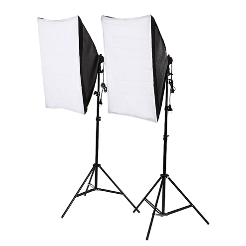softboxes and diffusers for clinical photography camera