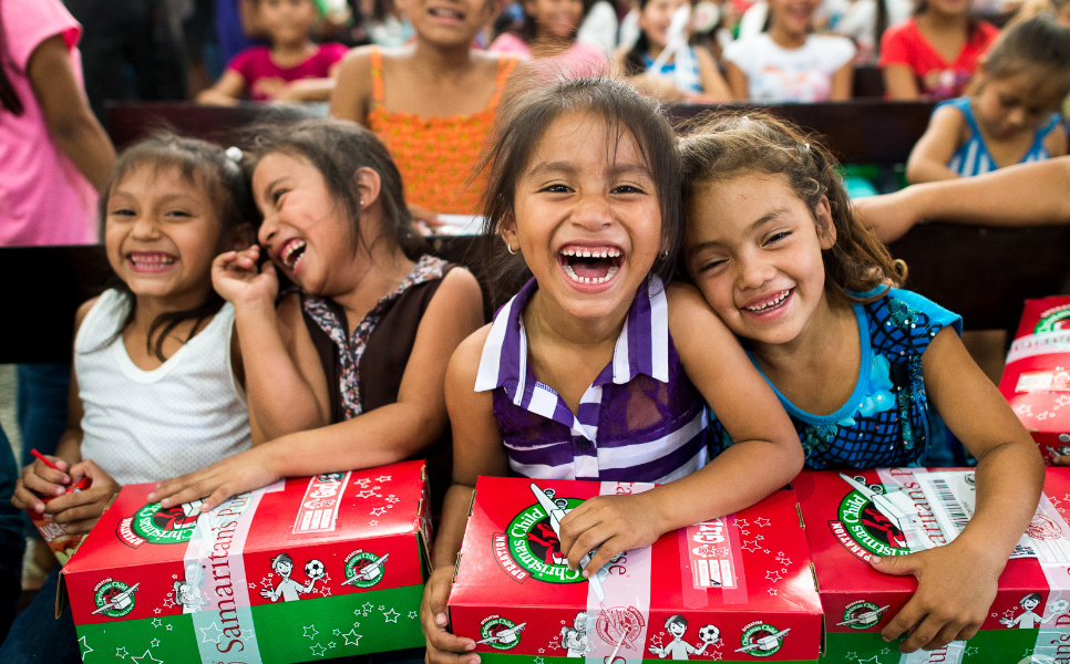 Operation Christmas Child is a project that delivers shoebox gifts filled with toys, school supplies, and hygiene items to children in need around the globe