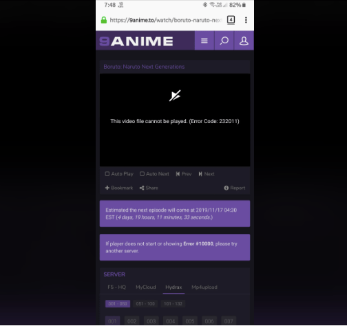 9anime Error Code 232011