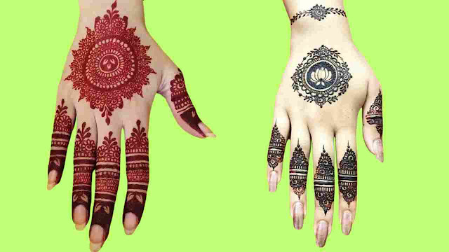 gol mehndi design photo