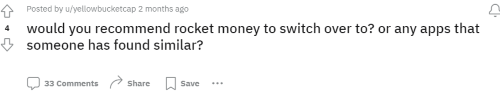 Someone on Reddit asks if Rocket Money or somethiong similar would be a good choice. 