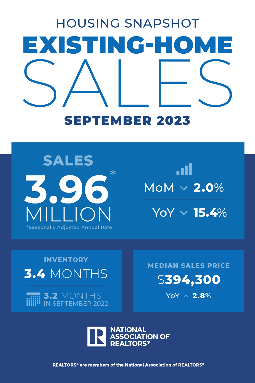 sample housing snapshot infographic