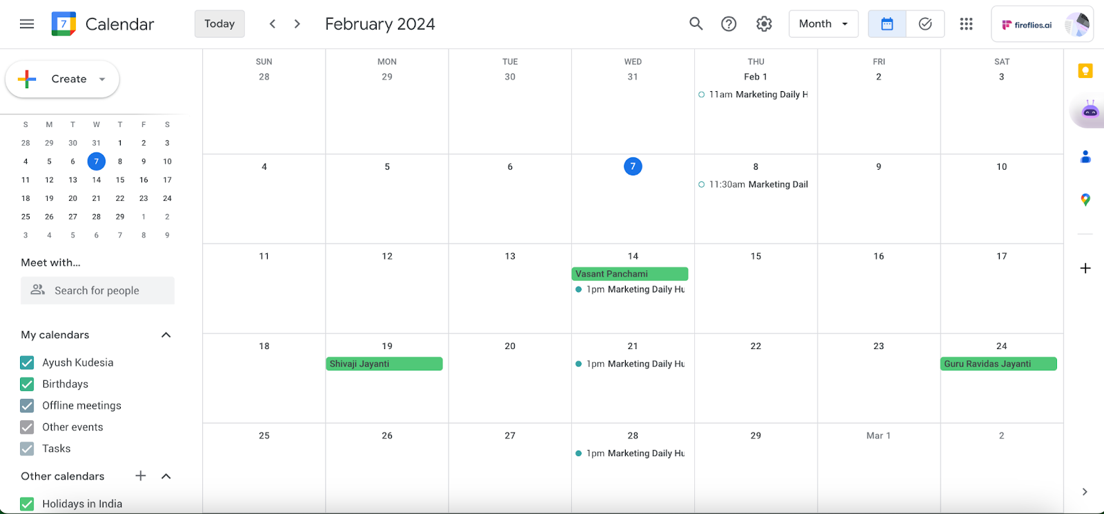 Best organization apps - Google Calendar