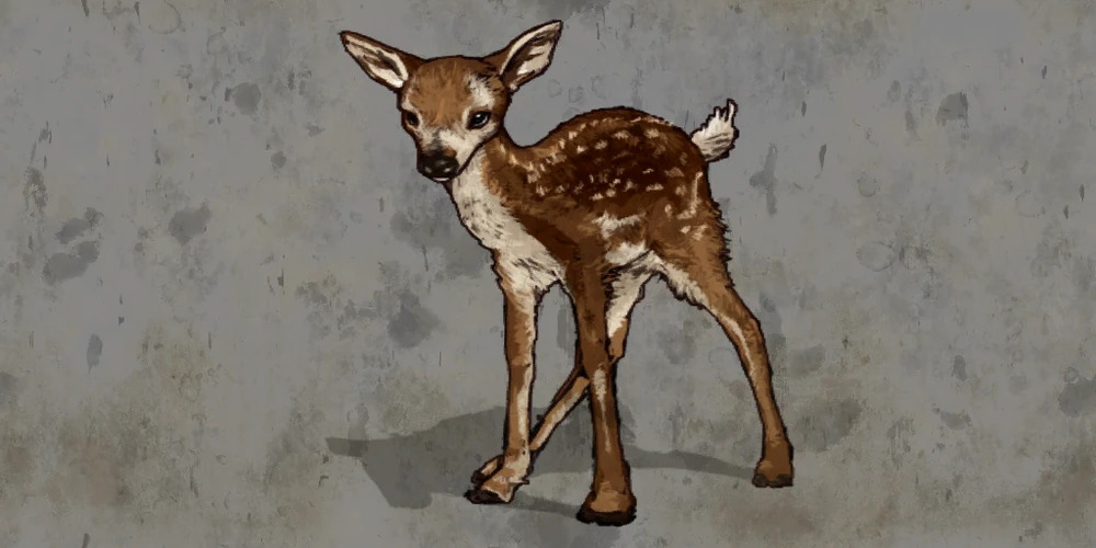 A screenshot of the deer flag from DayZ.