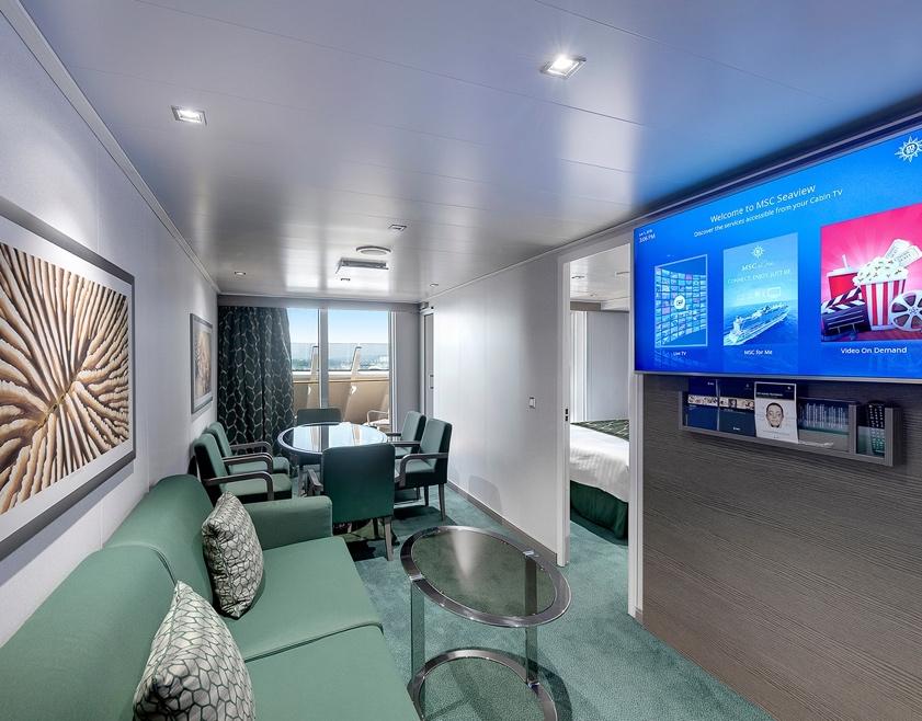 MSC Seaview Cabin: Two Bedroom Grand Suite