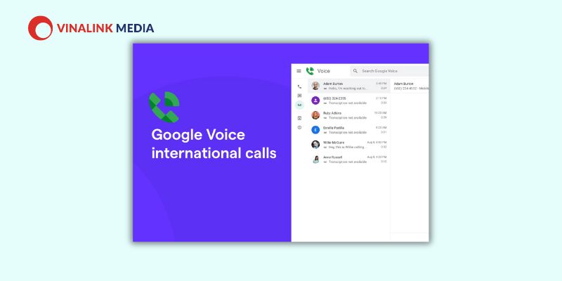 Google Voice cho phép gọi quốc tế với chi phí thấp