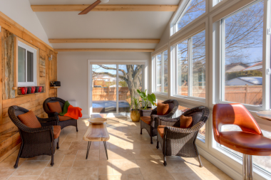 top interior design strategies for your sunroom addition patio chairs barstool sliding glass door custom built michigan