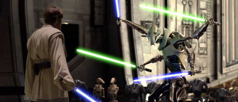 Obi-Wan Kenobi vs. General Grievous (Revenge of the Sith)