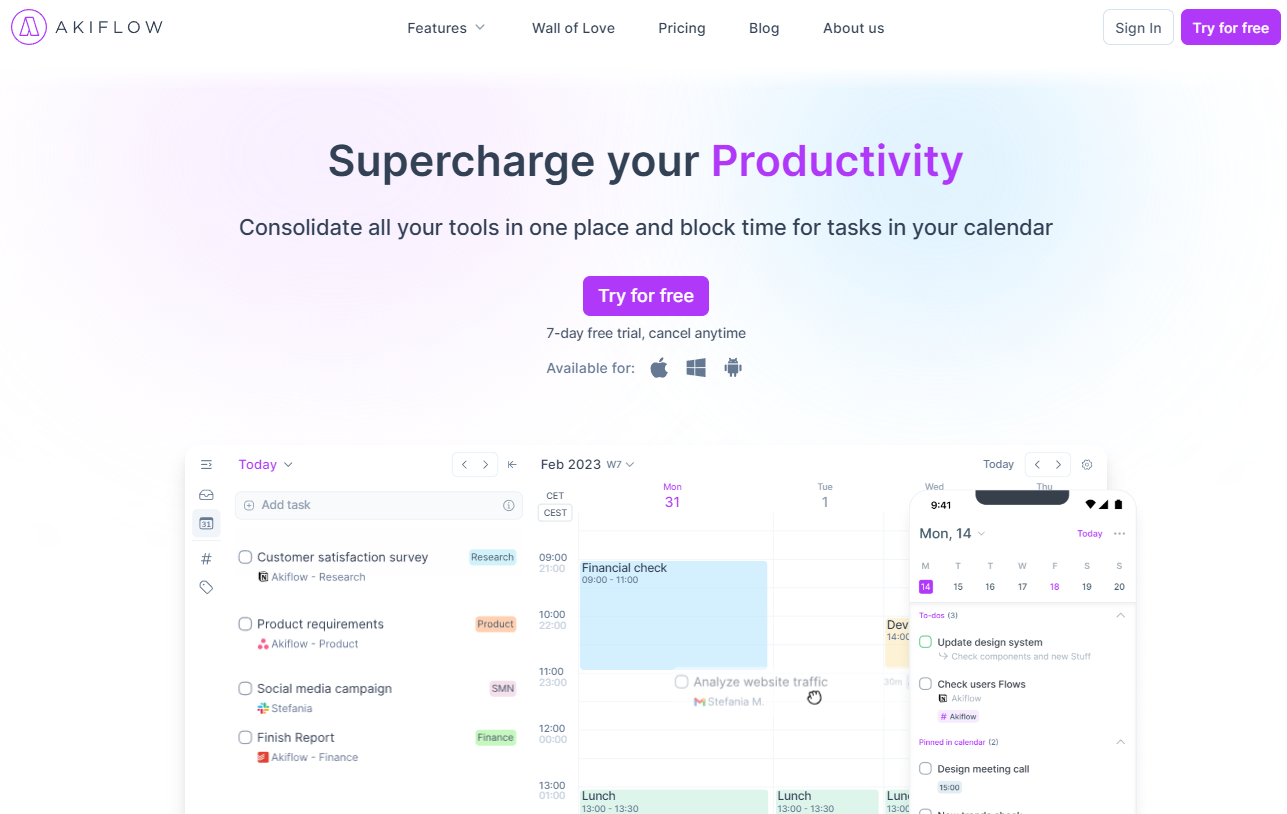 Supercharge your Productivity with Akiflow