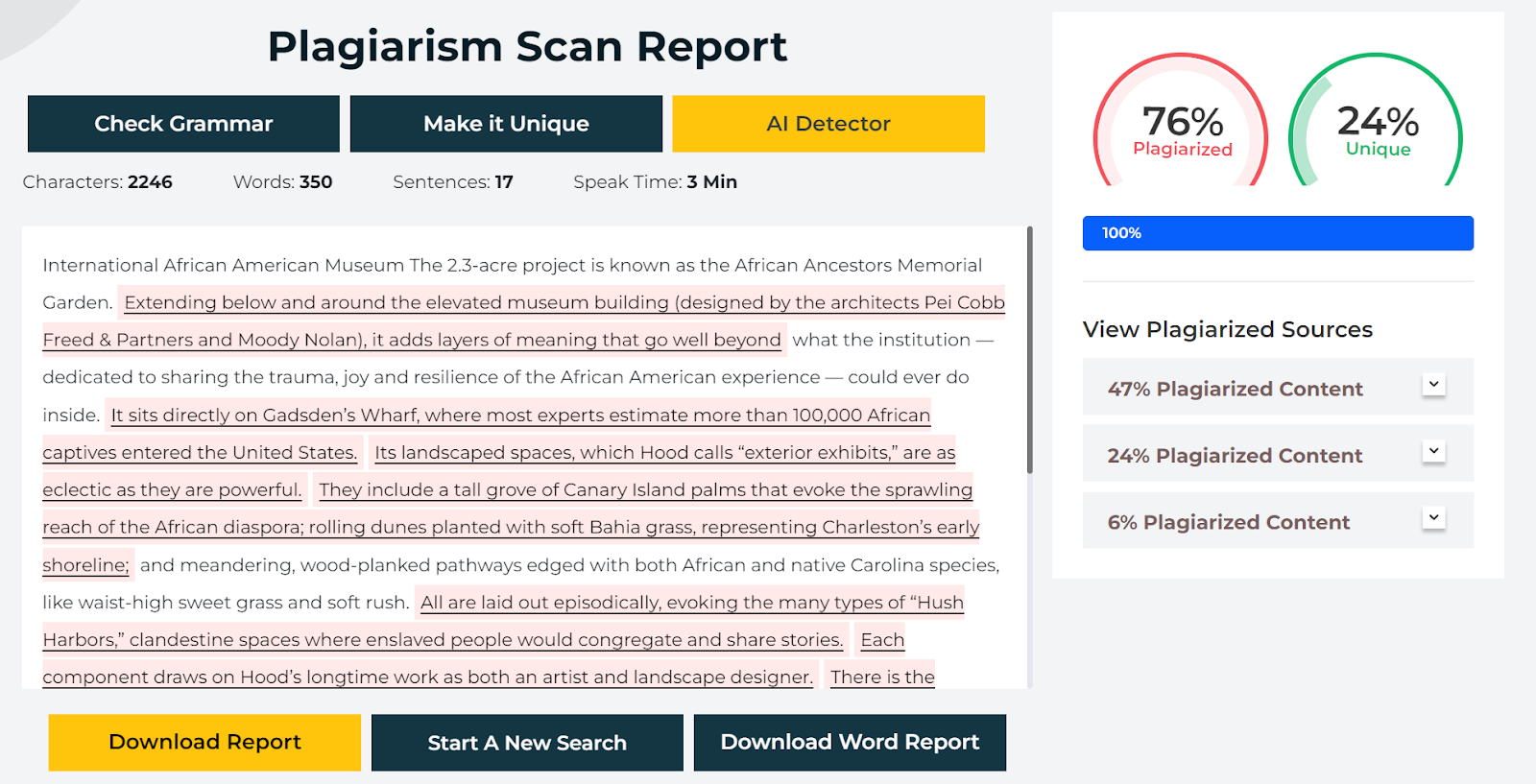 chat gpt plagiarism detector