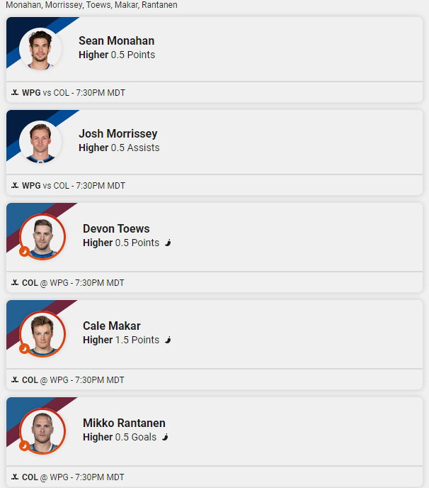 Underdog NHL Pick’em