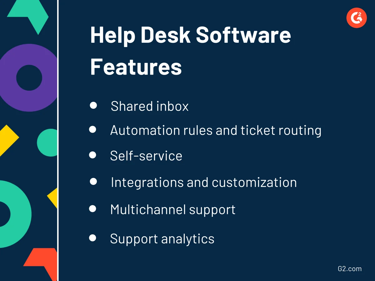 Help desk software features