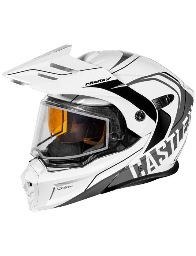 A picture of the Castle CX950 v2 Wake Modular Dual Lens Helmet, not on a model, against a blank background
