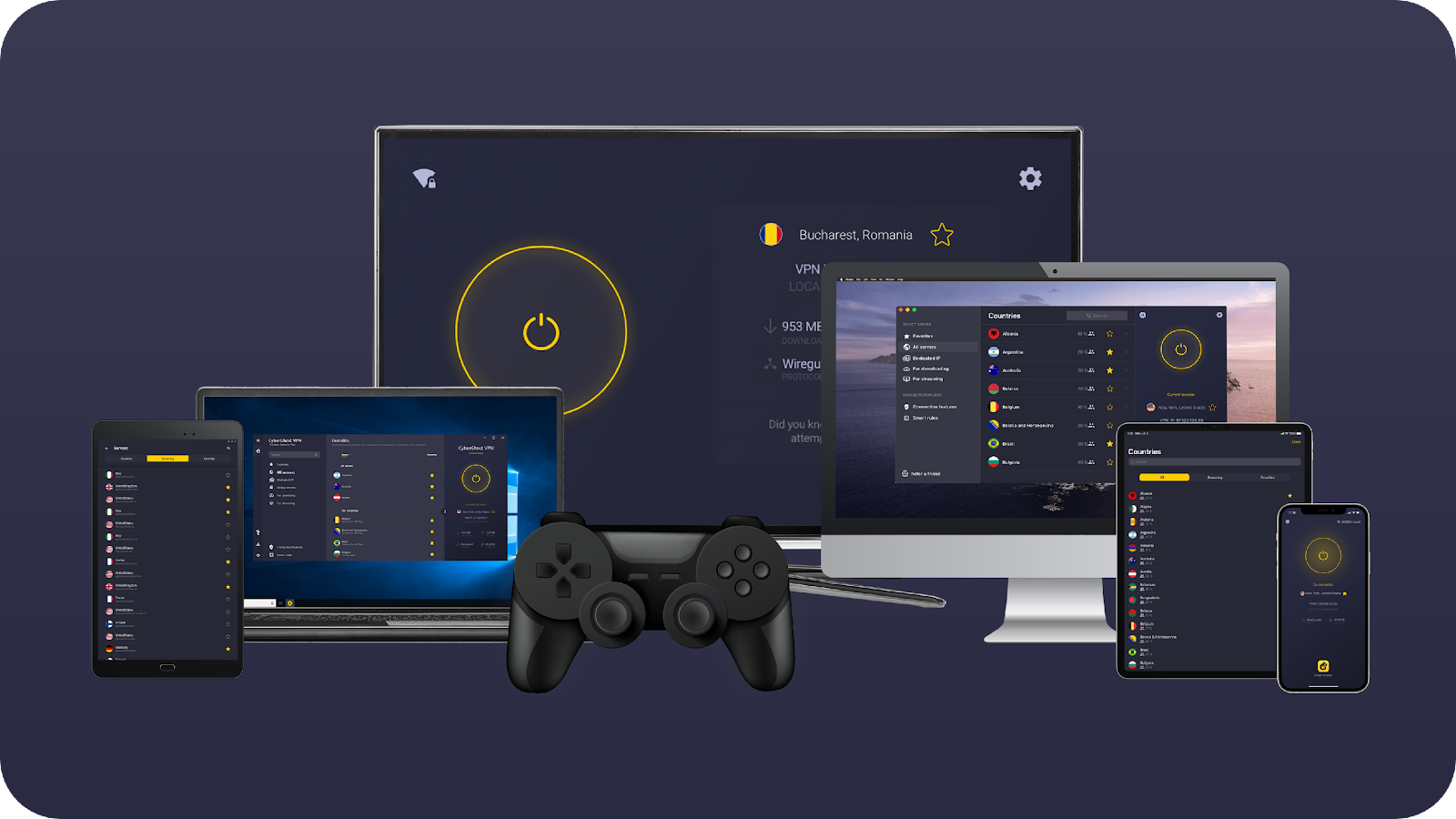 Dispositivi che supportano CyberGhost VPN