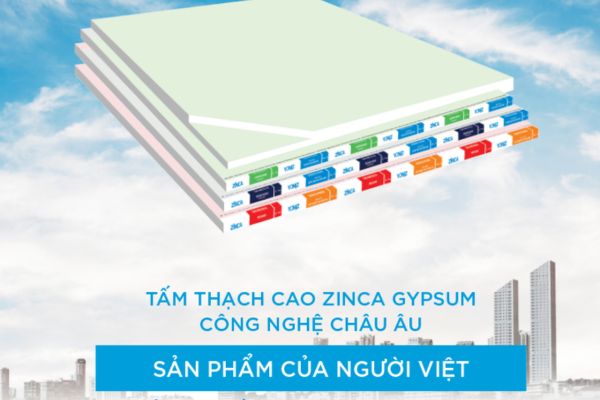 tấm thạch cao zinca