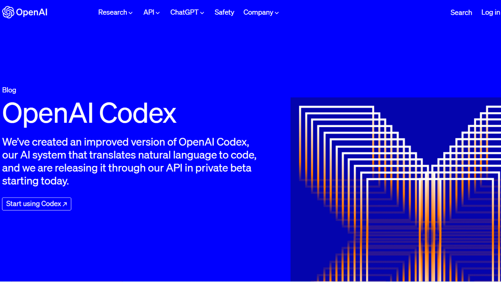 3. Codex by OpenAI: AI Tools For Developers