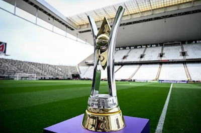 Troféu do Campeonato Brasileiro Feminino 2023 (Foto: Nayra Halm / Staff Images)