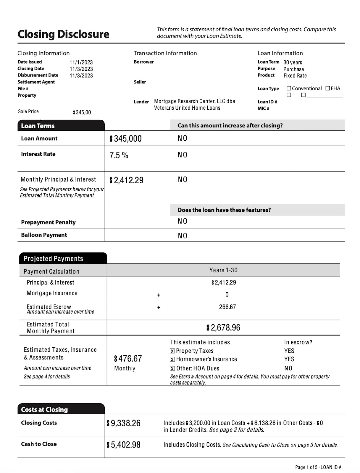 The Closing Disclosure Explained: A Page-by-Page Breakdown