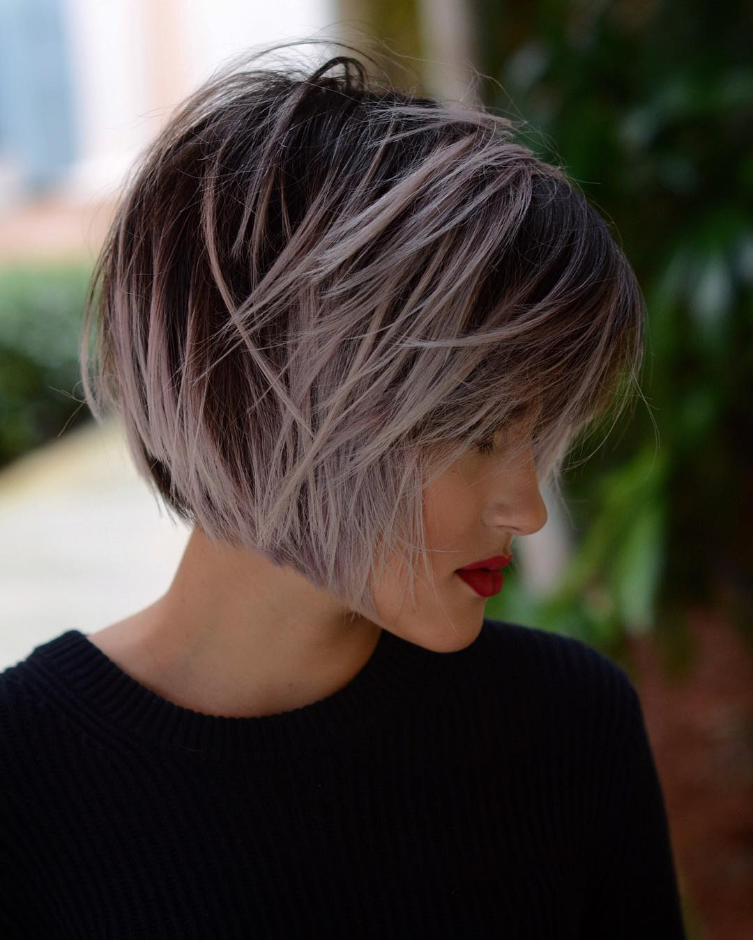  Contrasting Highlights Short Shag Haircuts