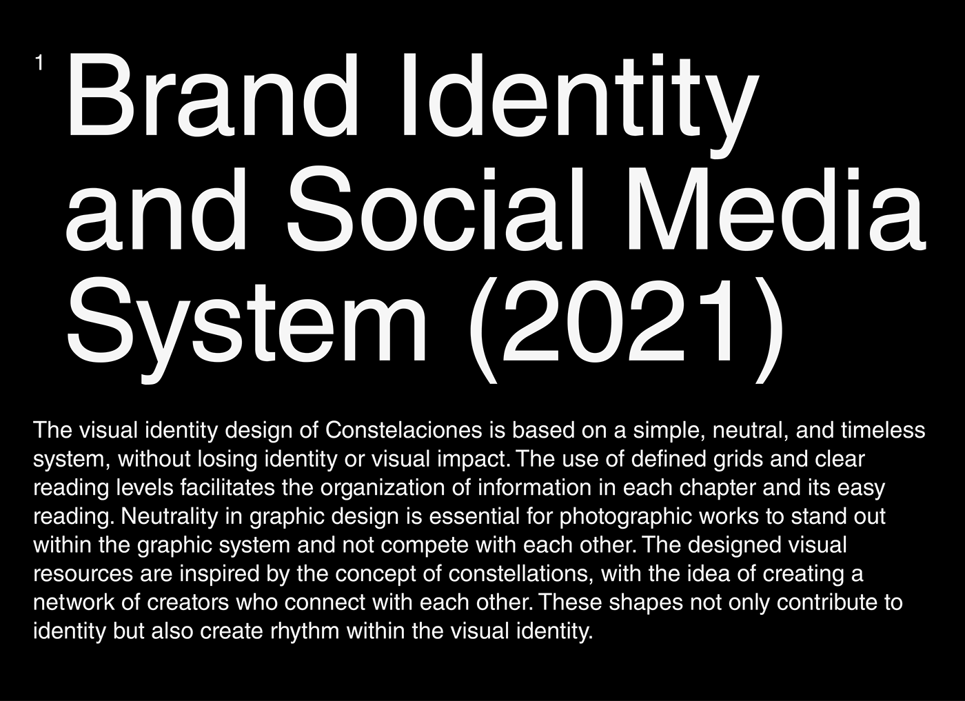 Description of the Visual Identity of Constelaciones, Its Components, and Key Aspects