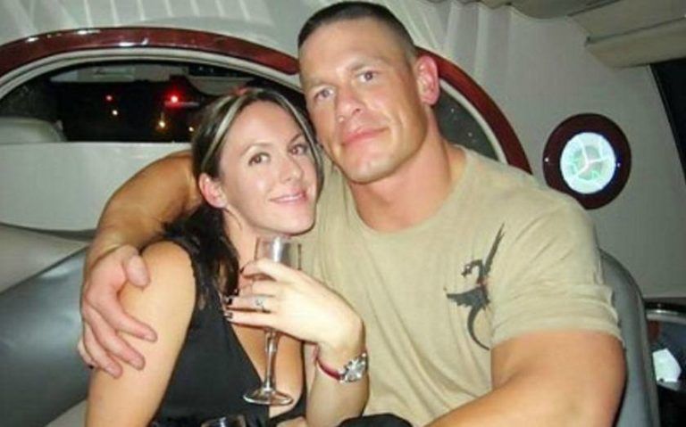 Elizabeth Huberdeau and John Cena 