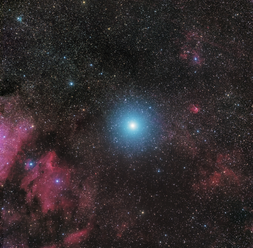 Deneb (Alpha Cygni). Photo from Telescope.live attributed to Jan Scheers