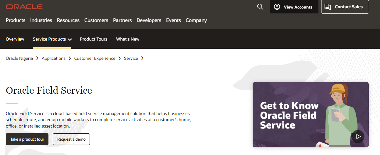 Field service software
