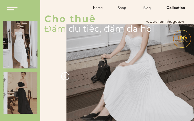 cho thuê đầm dự tiệc