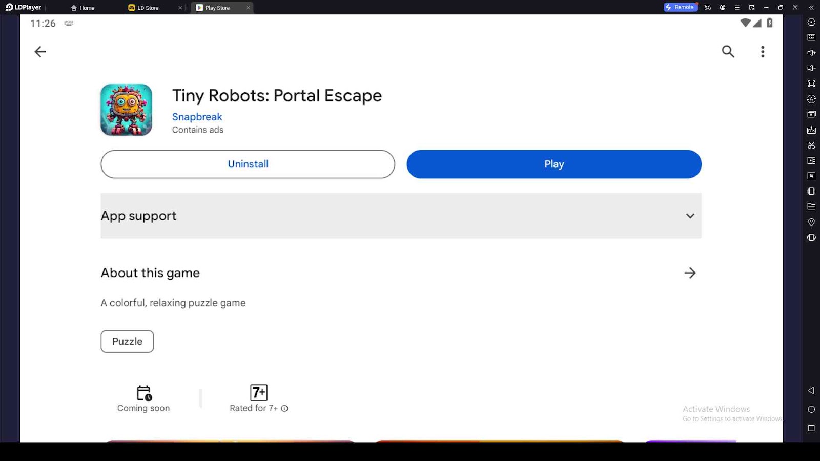 Playing Tiny Robots: Portal Escape on PC with LDPlayer