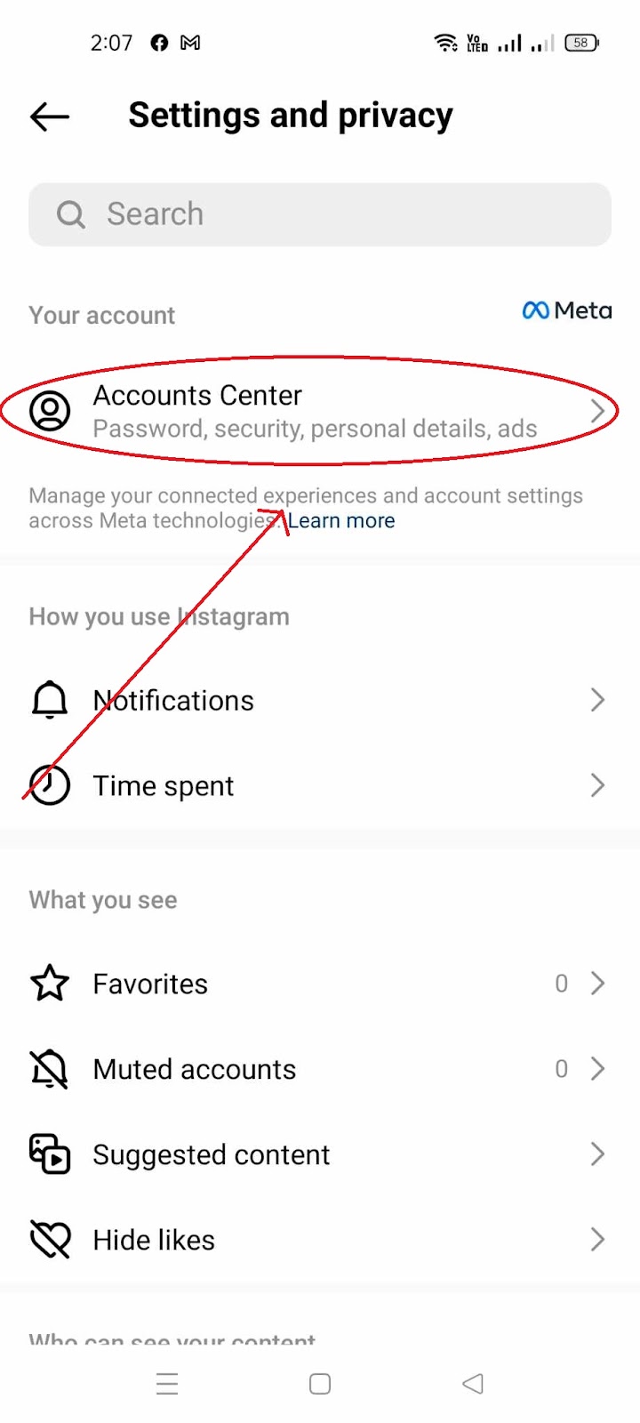 You've been logged out on Instagram - Accounts Center