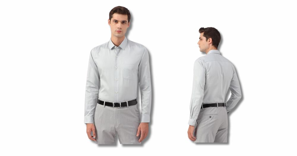 Peter England Grey Shirt: Best Formal Combination for Men