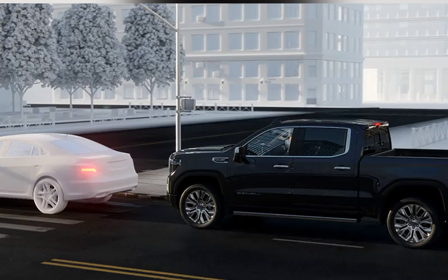 Forward Collision Alert feature of GMC Safety