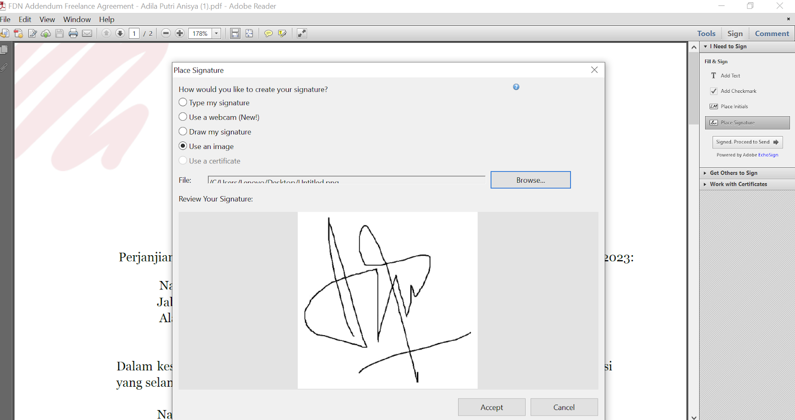 cara membuat tanda tangan digital di adobe reader 