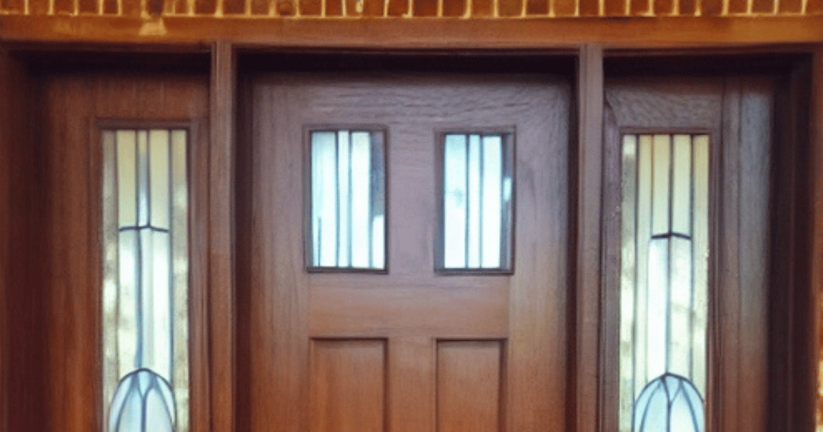 Cinnamon Color Front Door