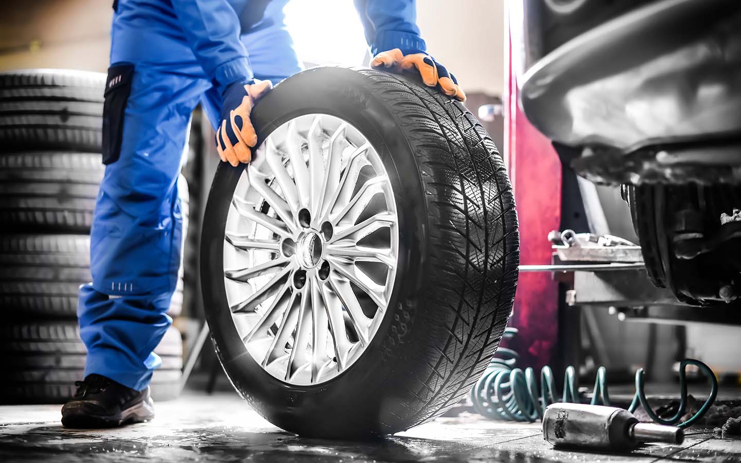 Fixing cupped tyres involves addressing the underlying issues