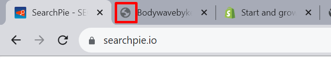 shopify favicon searchpie