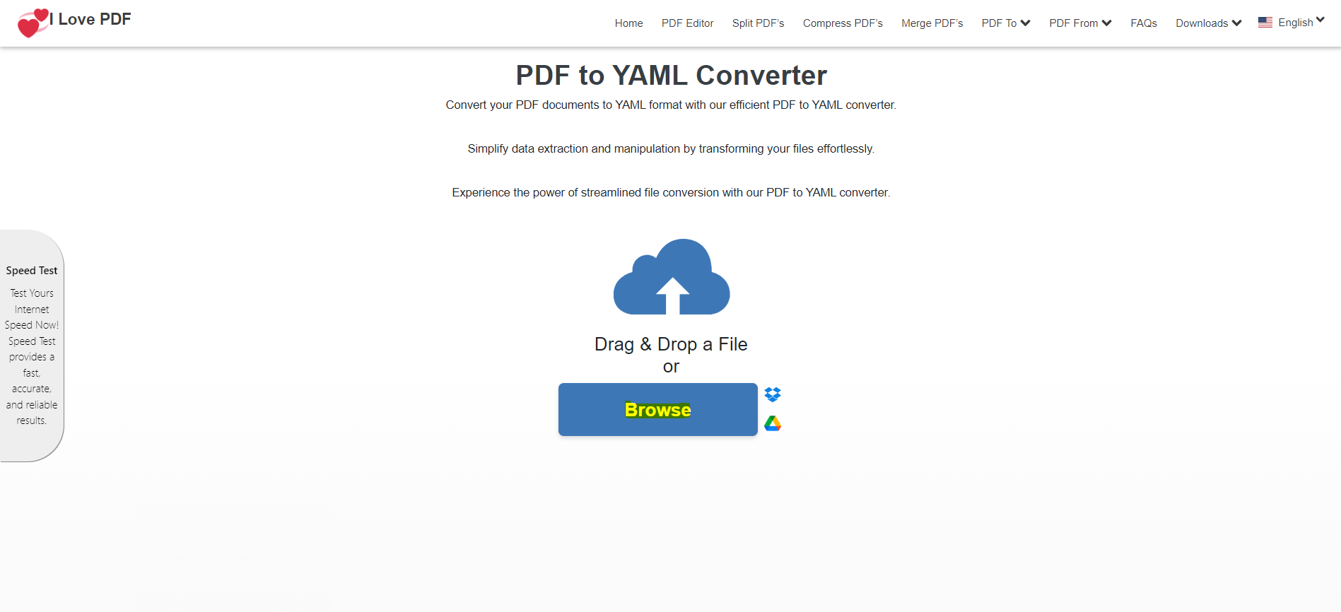 PDF To YAML