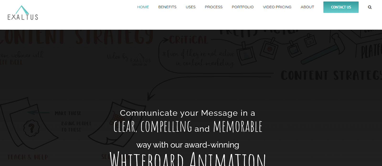 exaltus whiteboard animation company