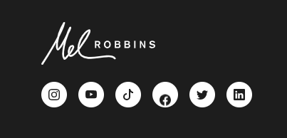 Mel Robbins' logo