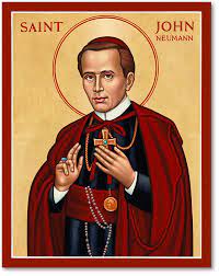 Men Saint Icons: St. John Neumann Icon | Monastery Icons