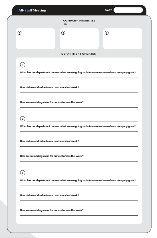 All-Staff Meeting Template